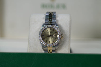 Rolex Lady-Datejust 28 mm Steel Gold Diamond Dial Jubilee Bracelet 279383rbr-0001