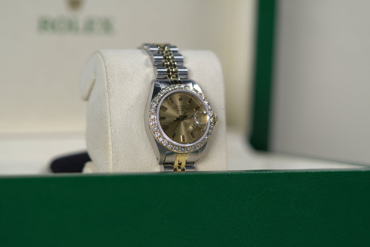 Rolex Lady-Datejust 28 mm Steel Gold Diamond Dial Jubilee Bracelet 279383rbr-0001