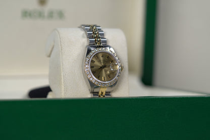 Rolex Lady-Datejust 28 mm Steel Gold Diamond Dial Jubilee Bracelet 279383rbr-0001