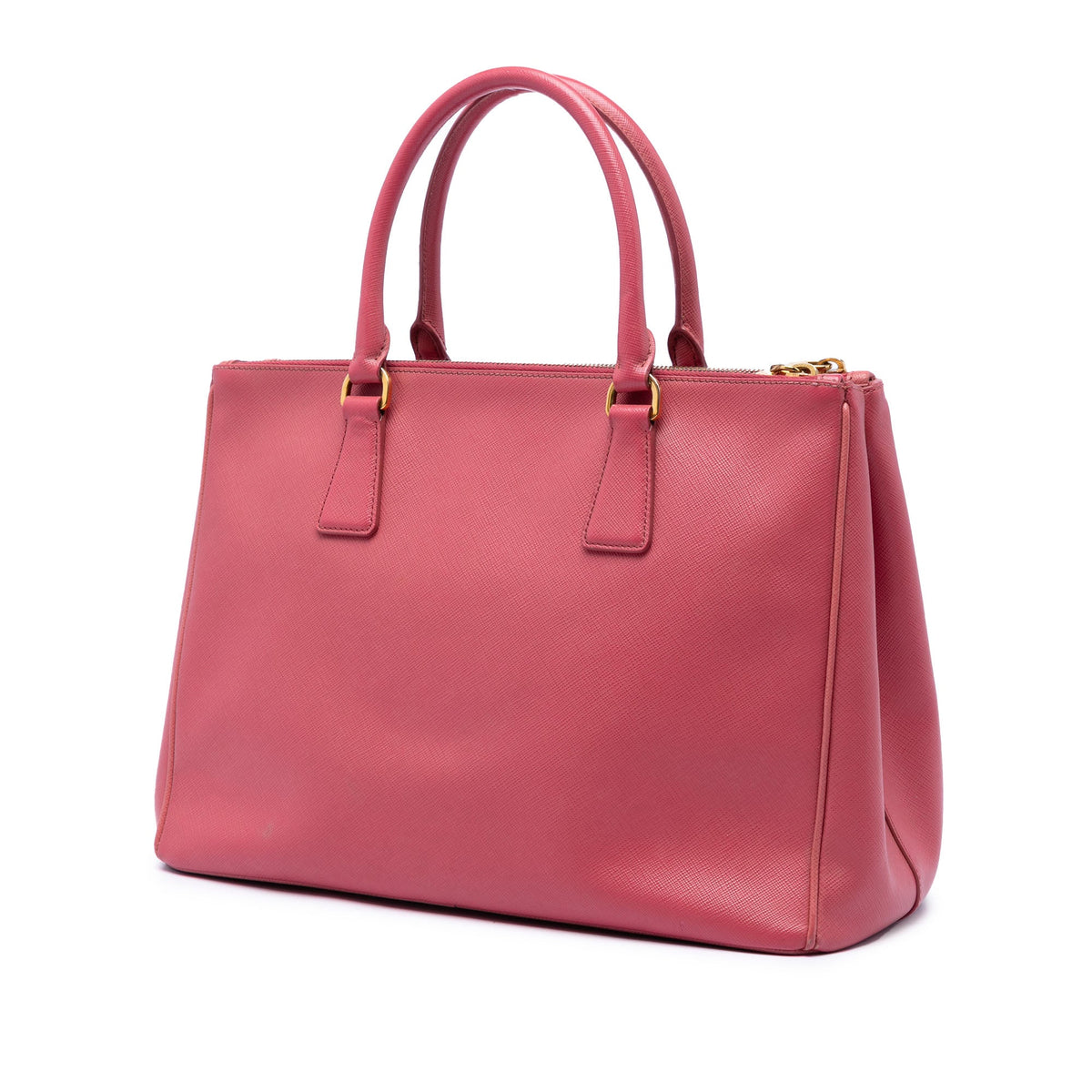 Double Zip Lux Tote Saffiano Leather Medium