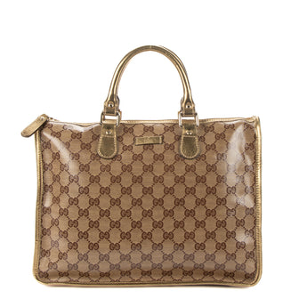 Joy Boston Bag GG Coated Canvas Medium