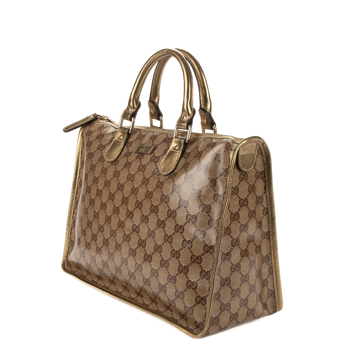 Joy Boston Bag GG Coated Canvas Medium