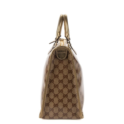Joy Boston Bag GG Coated Canvas Medium
