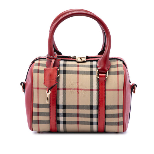 Alchester Convertible Satchel Horseferry Check Canvas Small