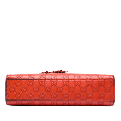 Emily Chain Flap Bag Guccissima Leather Medium