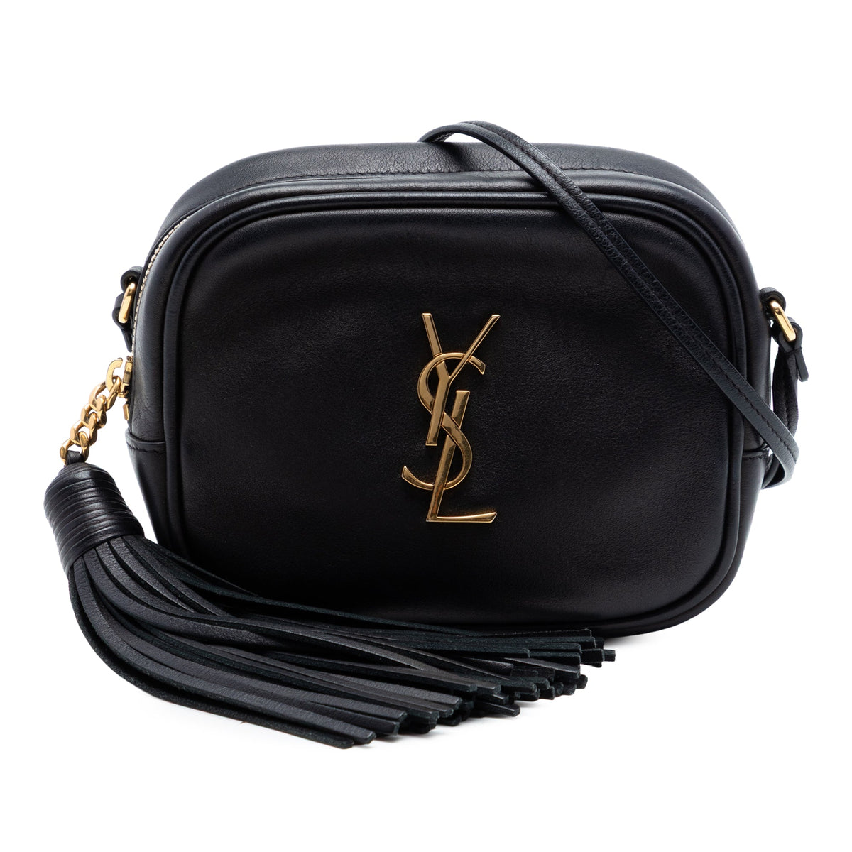 Classic Monogram Blogger Crossbody Bag Leather Small
