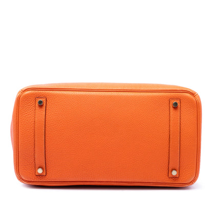 Birkin Handbag Orange Togo with Gold Hardware 35