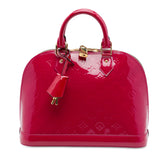 Alma Handbag Monogram Vernis PM