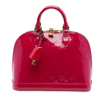 Alma Handbag Monogram Vernis PM