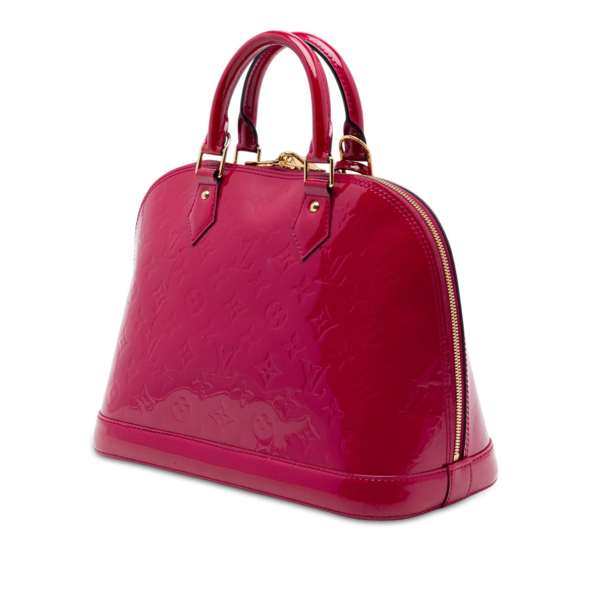 Alma Handbag Monogram Vernis PM