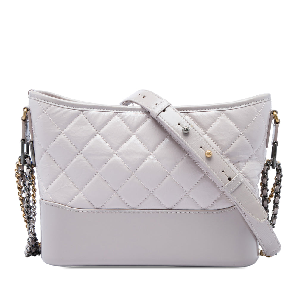 Gabrielle Hobo Quilted Aged Calfskin Medium
