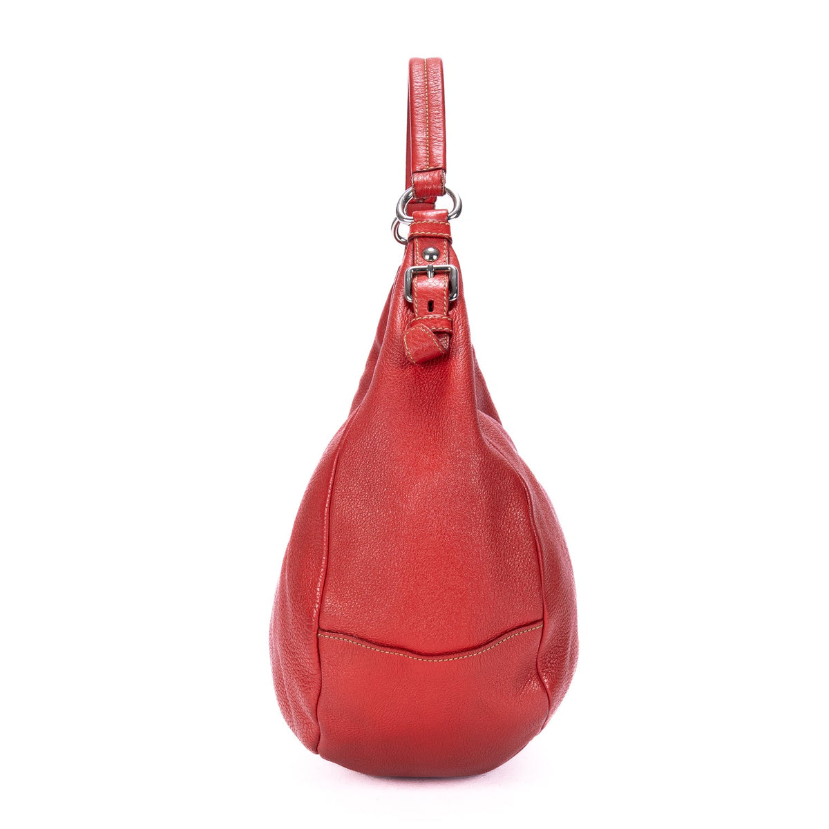 Zip Top Hobo Vitello Daino Medium