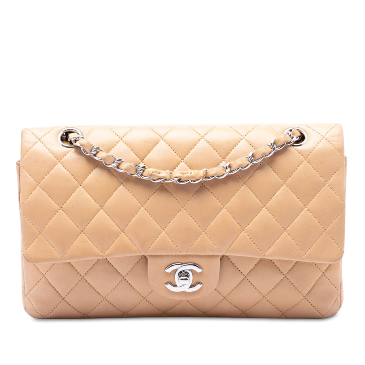Classic Double Flap Bag Quilted Lambskin Medium