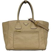 Front Pocket Wing Convertible Tote Vitello Daino