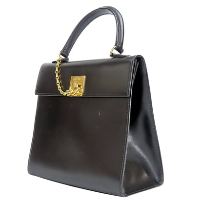 Vintage Logo Top Handle Bag Leather Small