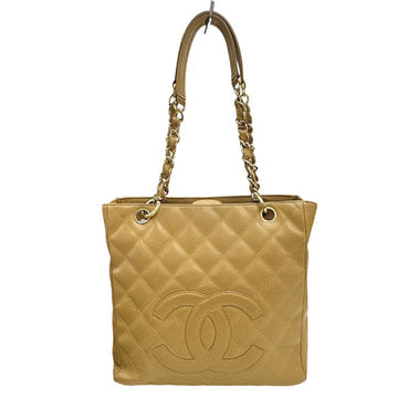 Petite Shopping Tote Quilted Caviar