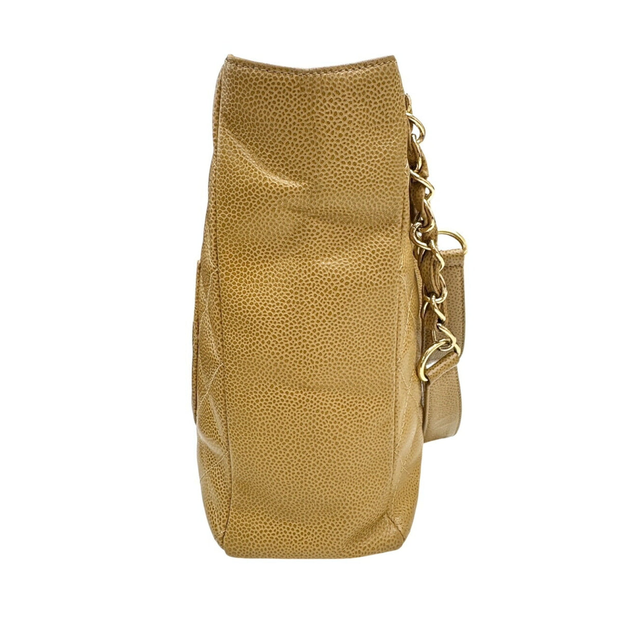 Petite Shopping Tote Quilted Caviar