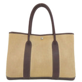 Garden Party Tote Toile and Leather 36