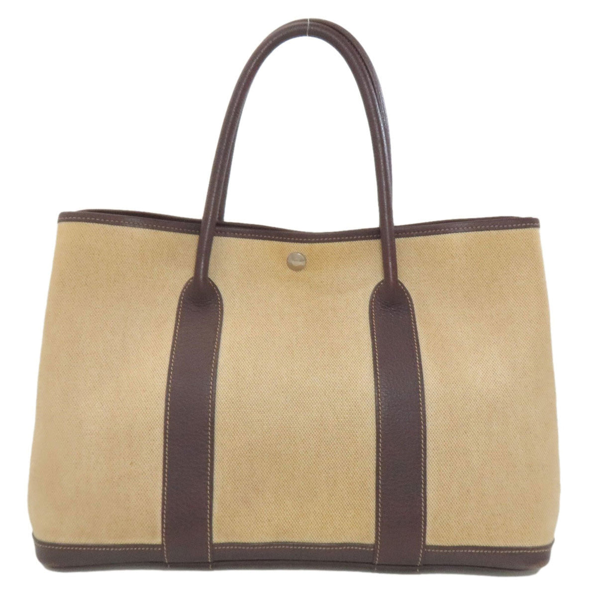 Garden Party Tote Toile and Leather 36