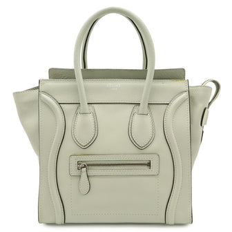 Luggage Bag Grainy Leather Micro