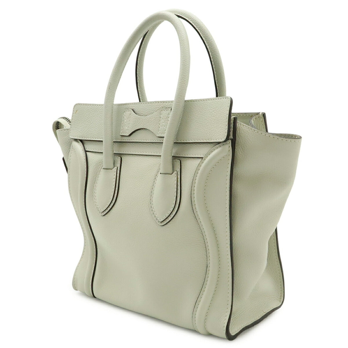 Luggage Bag Grainy Leather Micro
