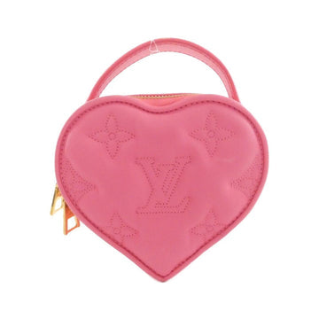 Pop My Heart Pouch Bag Bubblegram Leather