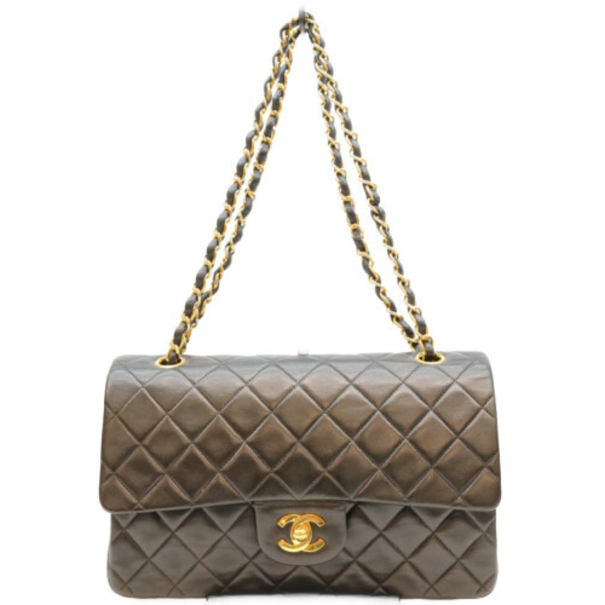 Vintage Classic Double Flap Bag Quilted Lambskin Medium