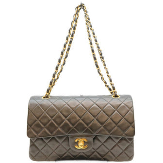 Vintage Classic Double Flap Bag Quilted Lambskin Medium