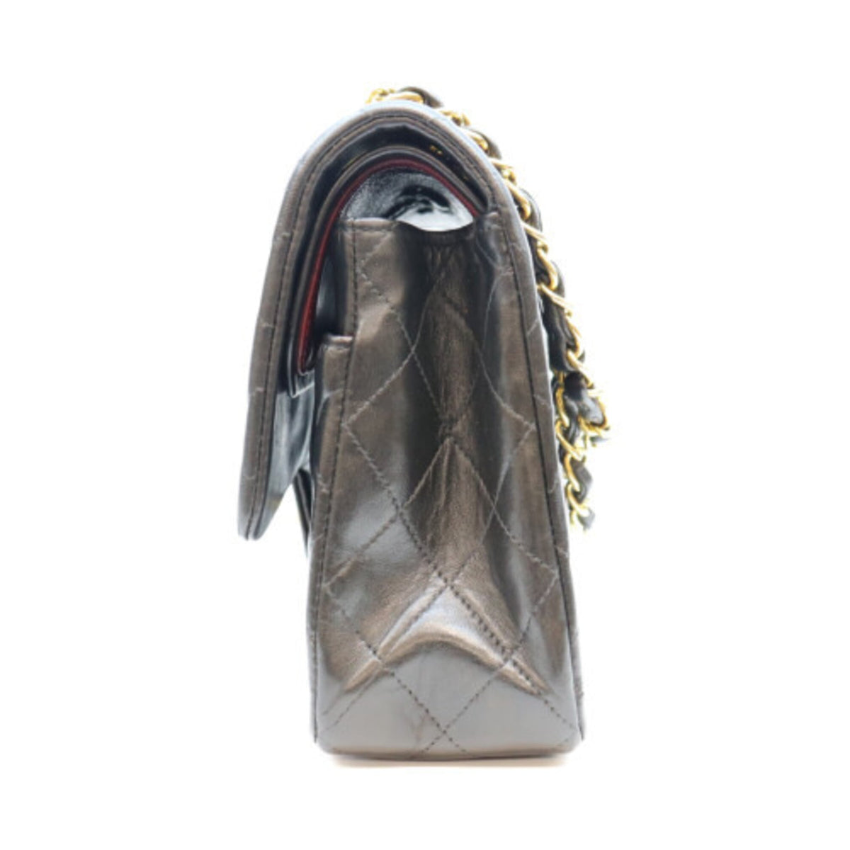 Vintage Classic Double Flap Bag Quilted Lambskin Medium