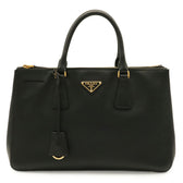 Double Zip Lux Tote Saffiano Leather Medium