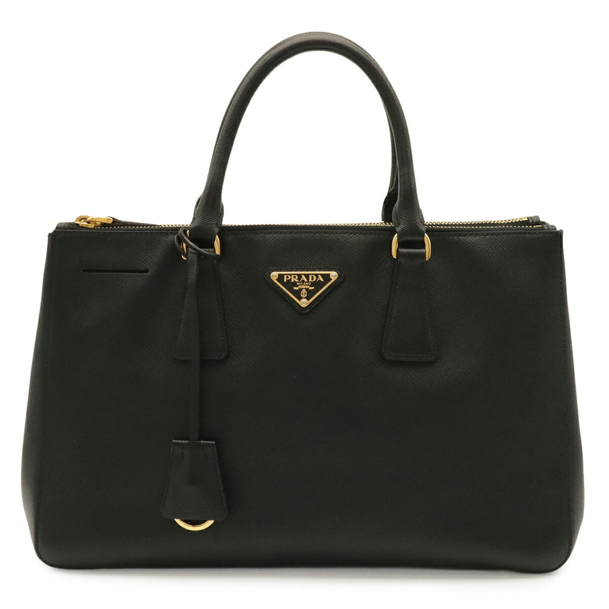 Double Zip Lux Tote Saffiano Leather Medium