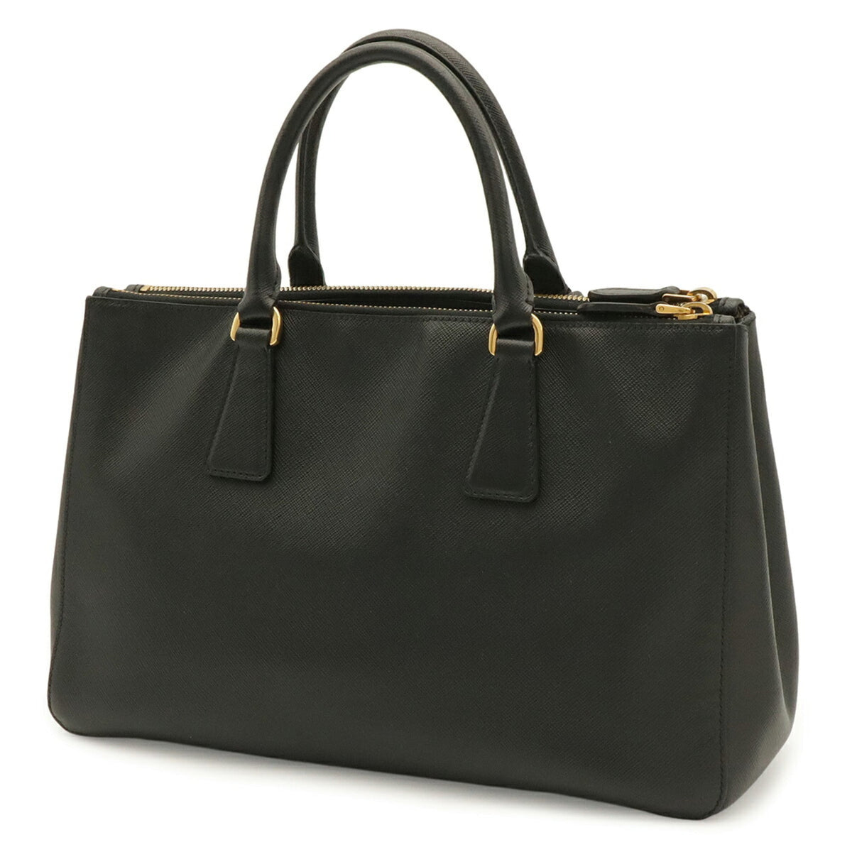Double Zip Lux Tote Saffiano Leather Medium