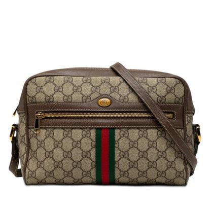 Ophidia Shoulder Bag GG Coated Canvas Small