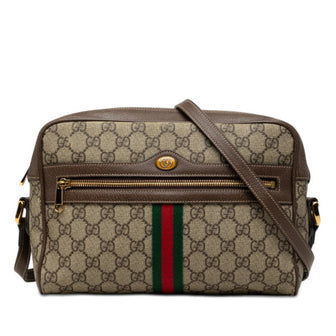 Ophidia Shoulder Bag GG Coated Canvas Small