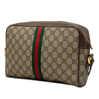 Ophidia Shoulder Bag GG Coated Canvas Small