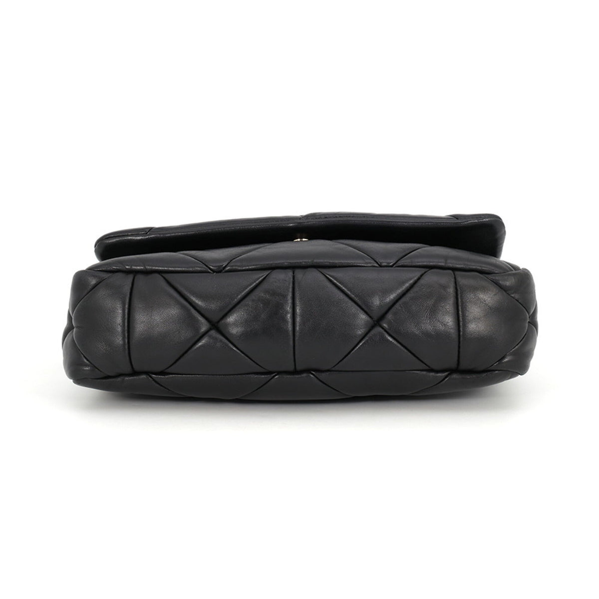 System Flap Shoulder Bag Quilted Nappa Leather Small