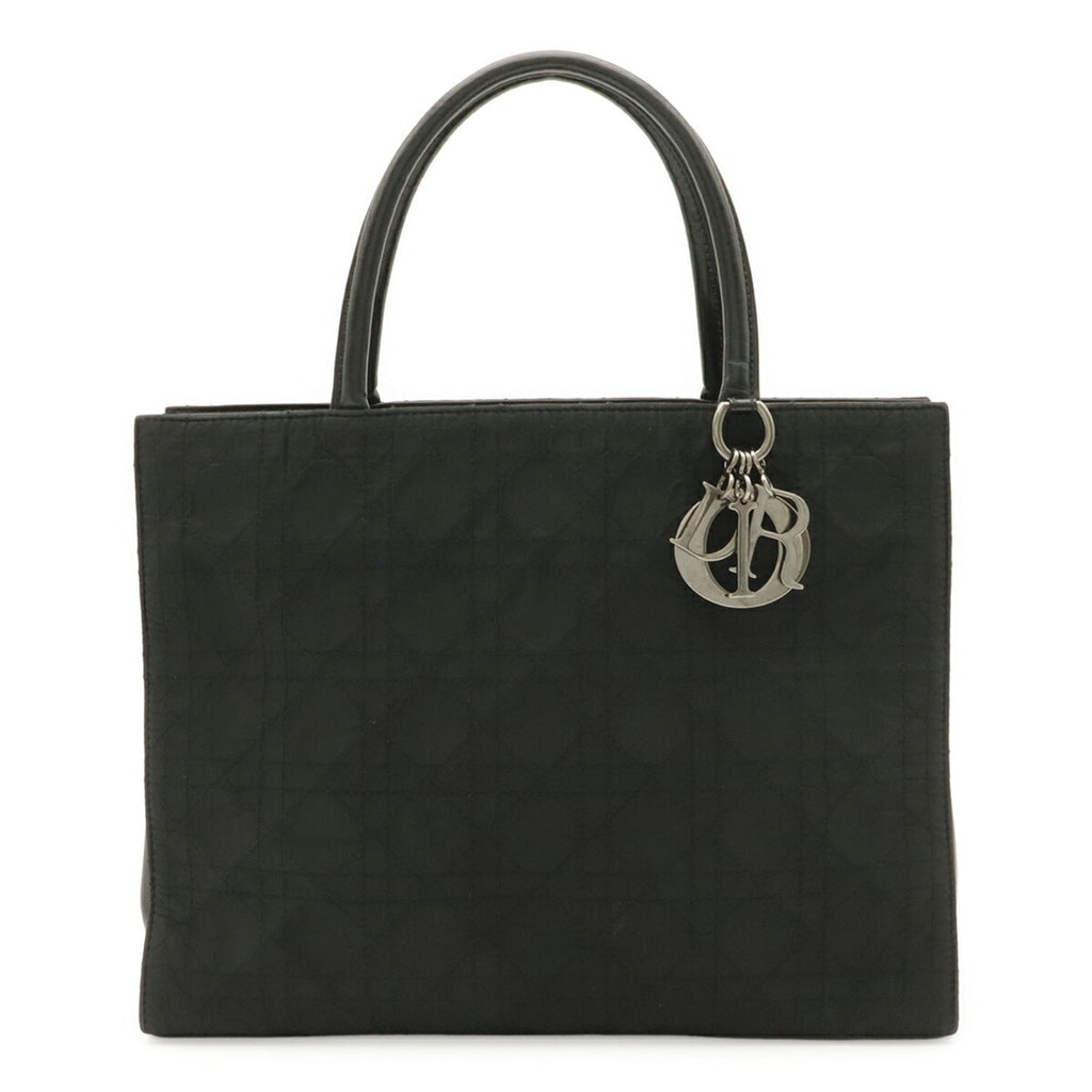 Vintage Lady Dior Bag Cannage Quilt Nylon Medium