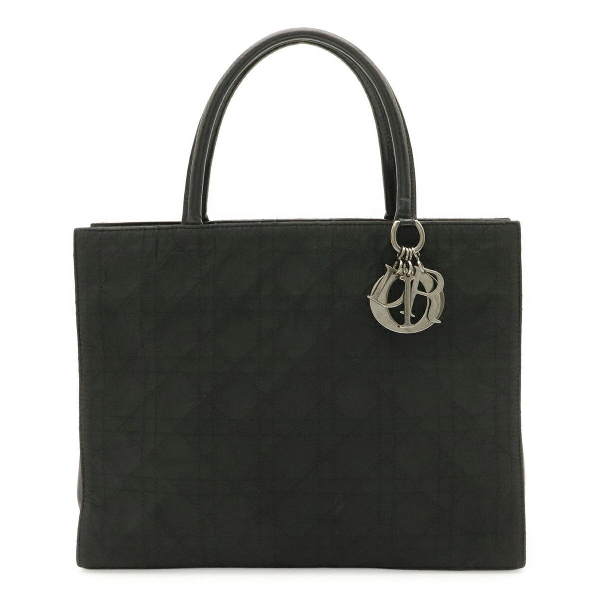 Vintage Lady Dior Bag Cannage Quilt Nylon Medium