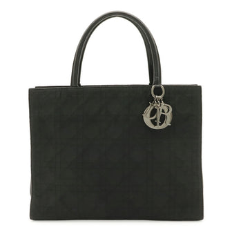 Vintage Lady Dior Bag Cannage Quilt Nylon Medium