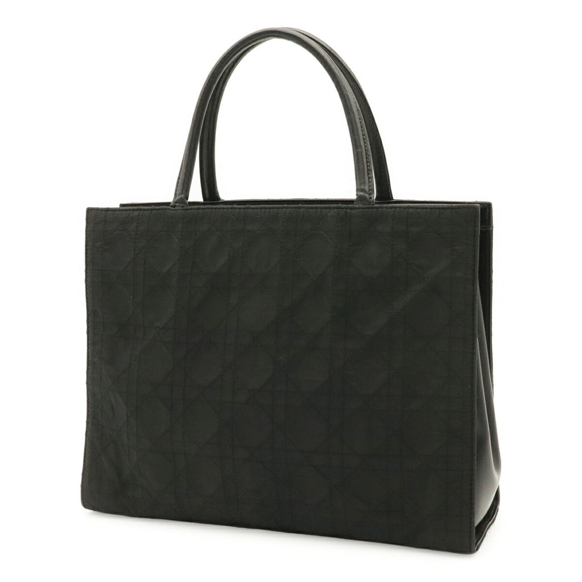 Vintage Lady Dior Bag Cannage Quilt Nylon Medium