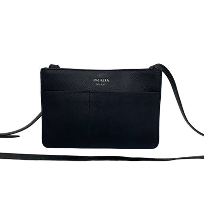 Esplanade Crossbody Bag Saffiano with City Calf Small