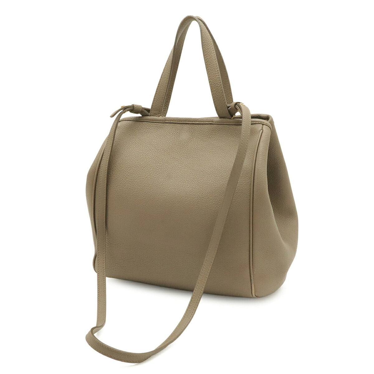Folded Cabas Leather Small