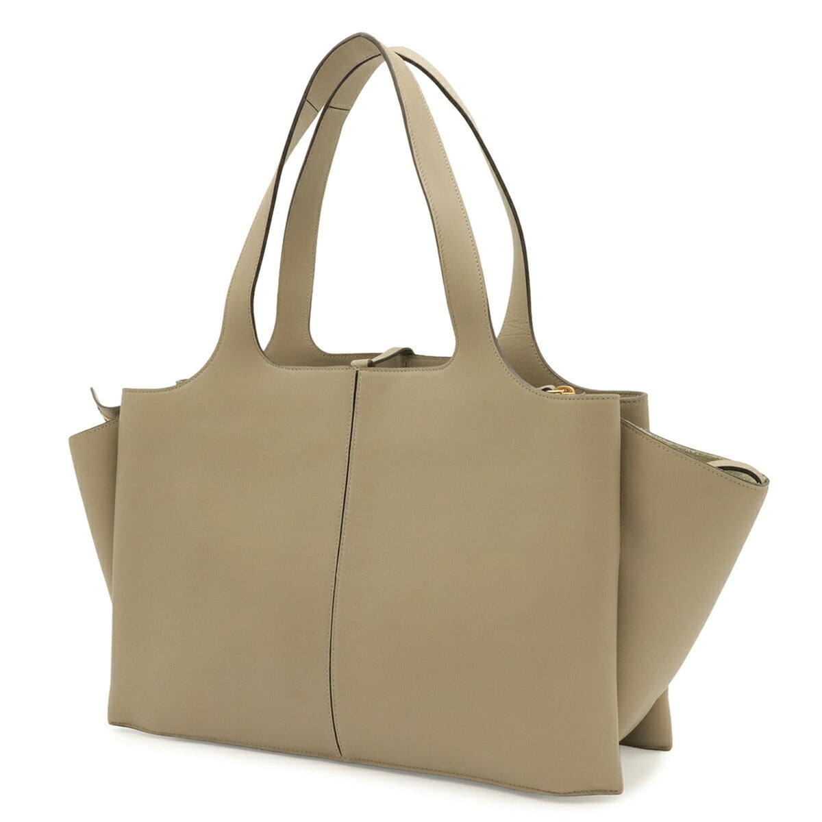 Tri-Fold Shoulder Bag Grained Calfskin Medium