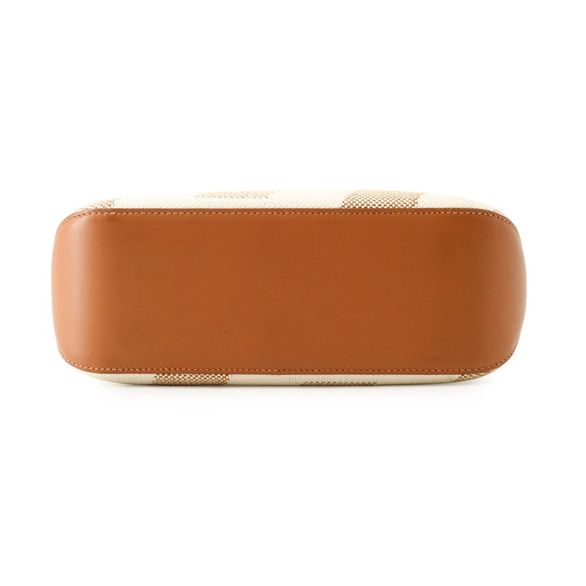 Cabas H en Biais Tote Canvas with Leather 27