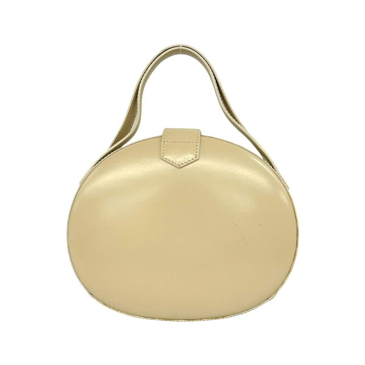 Round Top Handle Bag Leather