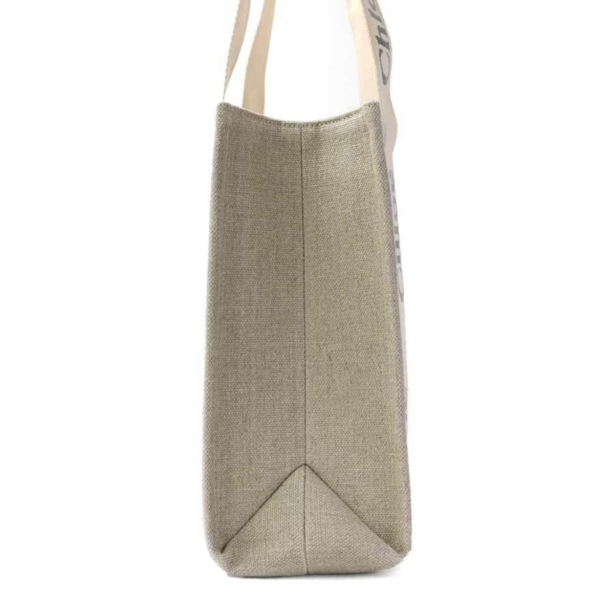 Woody Tote Canvas with Leather Medium
