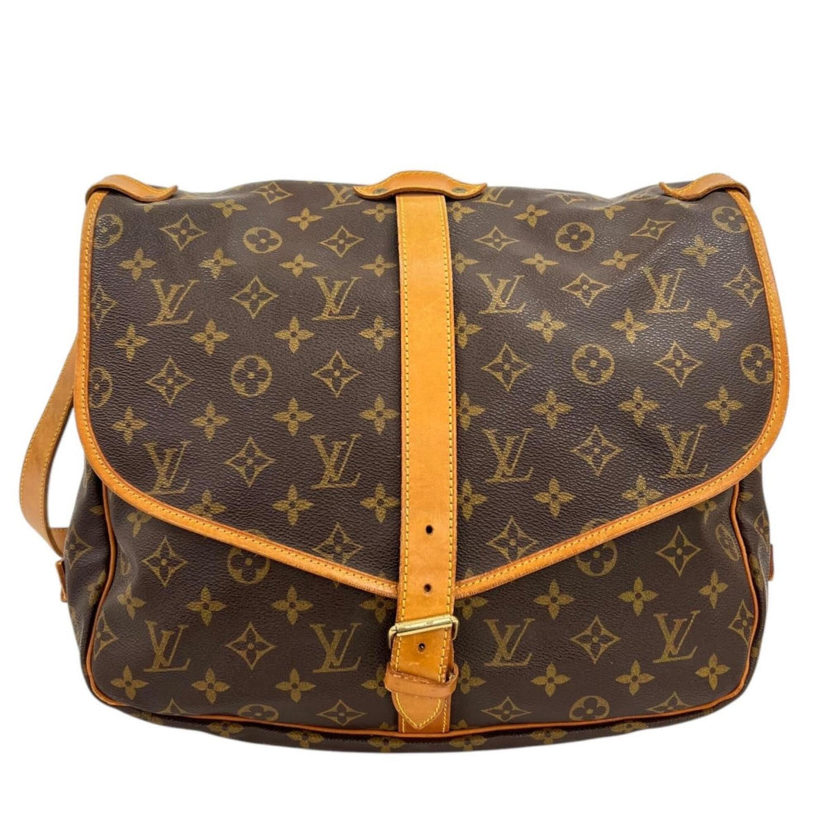 Saumur Handbag Monogram Canvas 35