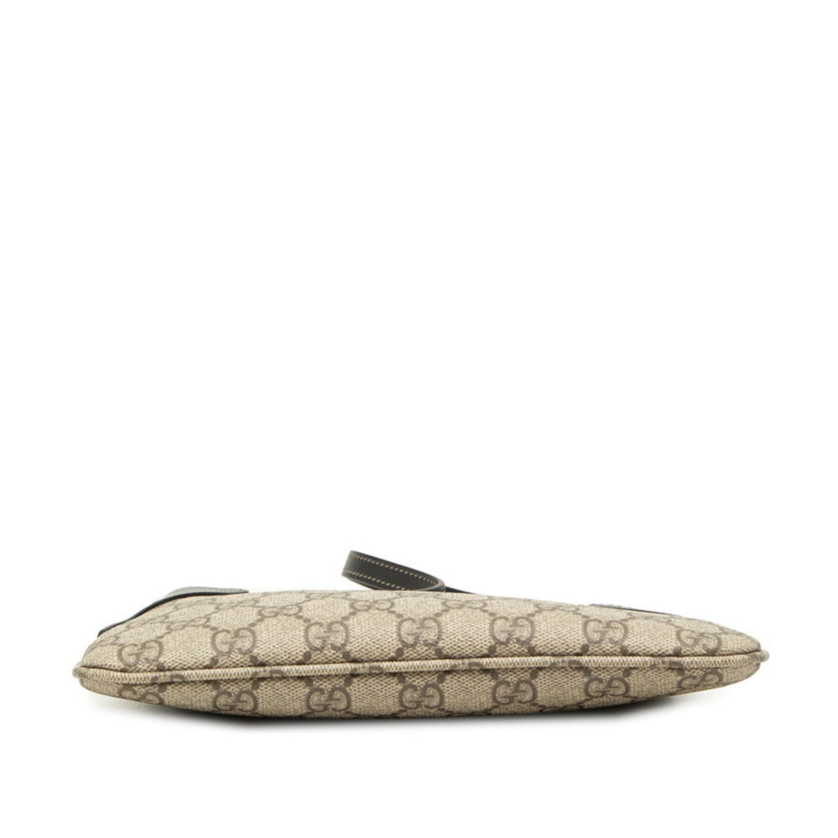 Emblem Shoulder Bag GG Coated Canvas with Leather Small