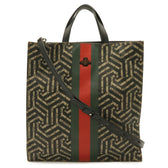 Convertible Soft Open Tote Caleido GG Coated Canvas