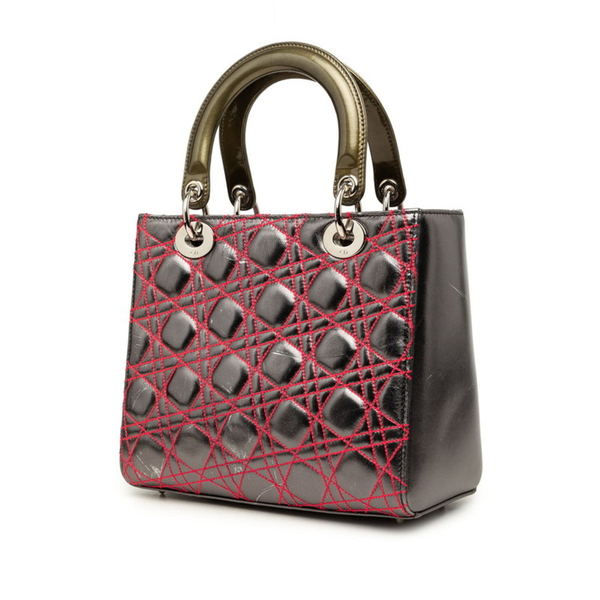 Lady Dior Bag Anselm Reyle Cannage Quilt Leather Medium